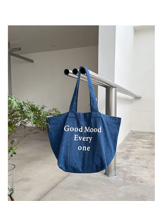 Bolsa de bolsas de denim de todas las estaciones personalizada para una gran capacidad y más