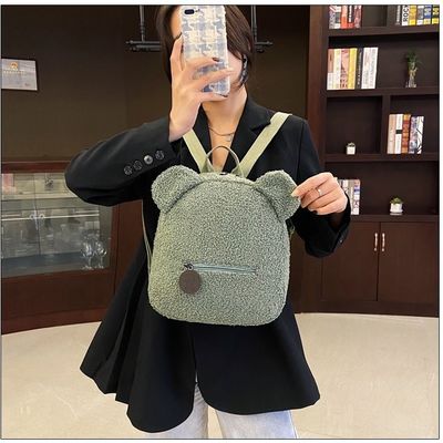 OEM/ODM Acceptable Bolsa de moda Bolsas de mochila para la escuela Bolsas de mochila de peluche impermeable para niños