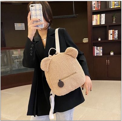 OEM/ODM Acceptable Bolsa de moda Bolsas de mochila para la escuela Bolsas de mochila de peluche impermeable para niños