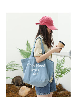 Bolsa de bolsas de denim de todas las estaciones personalizada para una gran capacidad y más