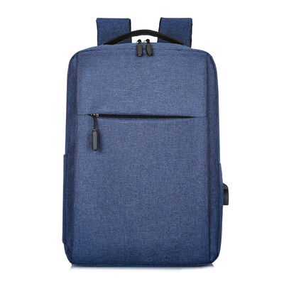 Logotipo personalizado negro Unisex Ergonómica Anti robo Mochilas portátiles de nylon inteligentes con USB