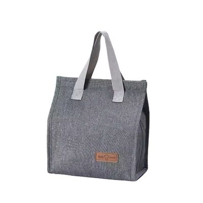 Bolsa de compras de poliéster para refrigeración de almuerzo Tote térmico para aislamiento simple y de moda