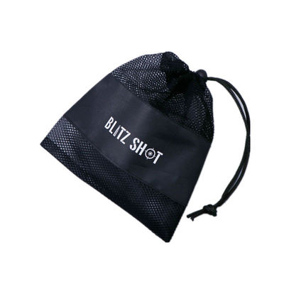 Bolsa de arrastre de malla para el embalaje Bolsa de malla Almacén pequeño con logotipo personalizado aceptado