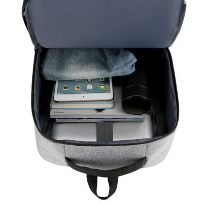Mochila portátil de color personalizada para hombre con diseño anti robo y puerto de carga USB