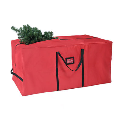 Color personalizado bolso de almacenamiento de árbol de Navidad resistente al polvo de 600d duradero