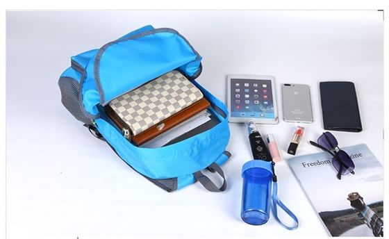 Mochila de modelo elegante para portátil Sistema de transporte de tela de Oxford Bolsa escolar Logotipo personalizado