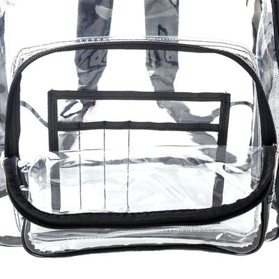 Bolsa de bolso escolar de PVC transparente de trabajo pesado personalizada para bolso escolar transparente
