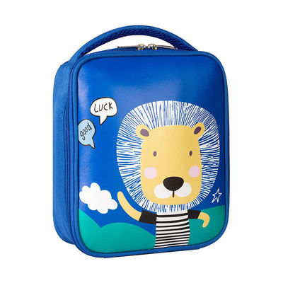 Color personalizado dibujos animados dinosaurio espacio aislado niños bolso de la caja de almuerzo con aislamiento