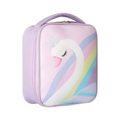 Color personalizado dibujos animados dinosaurio espacio aislado niños bolso de la caja de almuerzo con aislamiento