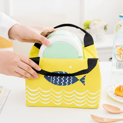 Bolsa de comida con enfriador térmico para niños Bolsa de comida aislada a color personalizada