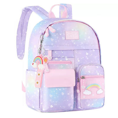 Bolso escolar para niños de gran capacidad Bolso personalizado de color rosa para niños