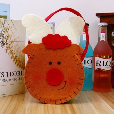 Variedad de bolsas de cerradura de manzanas hechas de materiales reciclados para pequeños regalos para niños