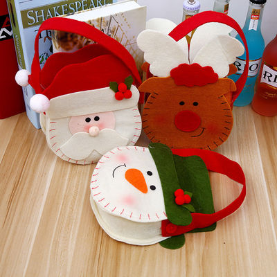 Variedad de bolsas de cerradura de manzanas hechas de materiales reciclados para pequeños regalos para niños