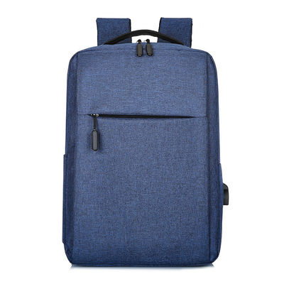 Logotipo personalizado Estilo de moda Viajes Bolso escolar y universitario Bolso portátil USB inteligente para computadora