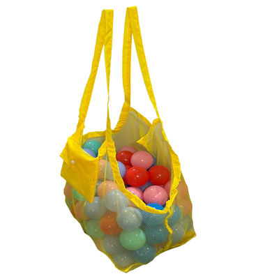 Lo más nuevo estilo de moda para niños arena de distancia bolsa de playa plegable juguetes de almacenaje bolsa de malla