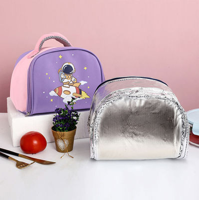 Comida dibujos animados Niños Frío Bolsas de comida Bolsa térmica portátil para chicas Bolsa de aislamiento