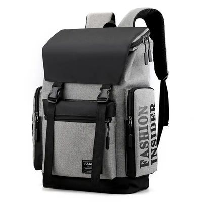 Mochila impermeable de 20 a 39 litros con impresión de logotipo y diseño de estilo universitario