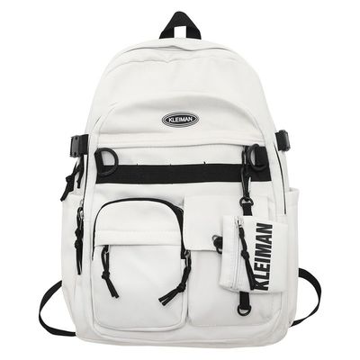 Mochila Bolsa escolar de poliéster impermeable personalizada para estudiantes Capacidad inferior a 21 litros