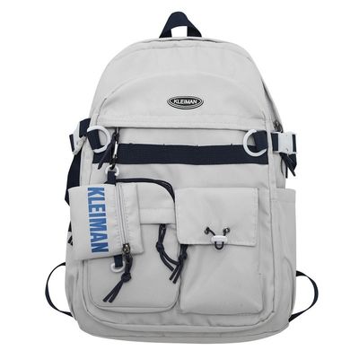 Mochila Bolsa escolar de poliéster impermeable personalizada para estudiantes Capacidad inferior a 21 litros