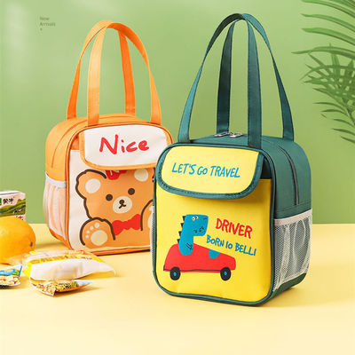 Bolso aislado para niños portátil de mano Bolso de comida lindo Bolso de caja OEM / ODM aceptable