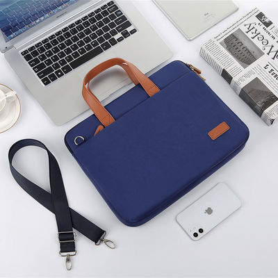 Bolso portátil de computadora de lienzo de color personalizado portátil impermeable bolsos de negocios
