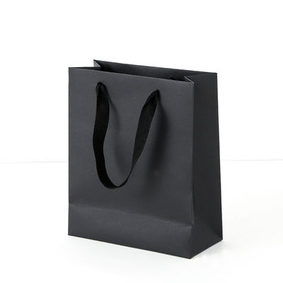 Logotipo impreso personalizado de lujo Boutique de compras bolsas de regalo de papel embalaje de regalo personalizado