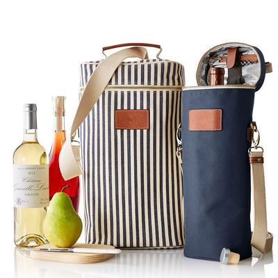 Bolsa de refrigeración de botellas de vino aislada de neopreno para viajes y conservación convenientes