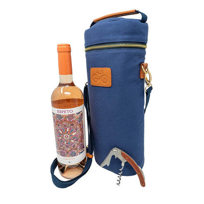Bolsa de refrigeración de botellas de vino aislada de neopreno para viajes y conservación convenientes