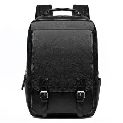 Acceptable OEM/ODM PU de cuero Mujer mochila portátil con intercalado de ordenador interior