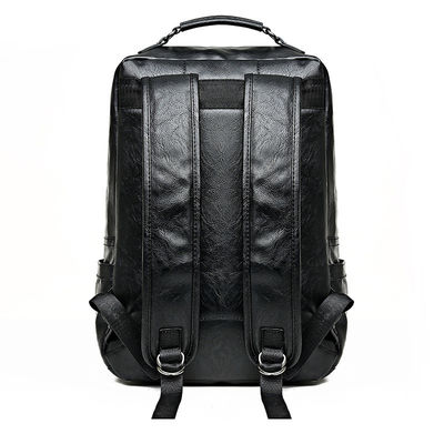 Acceptable OEM/ODM PU de cuero Mujer mochila portátil con intercalado de ordenador interior