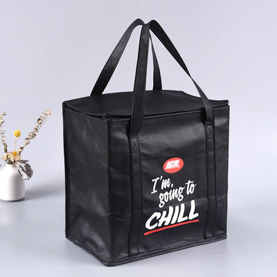 Bolso de compras aislado de hielo de picnic sin tejido Frescor de almuerzo con color personalizado