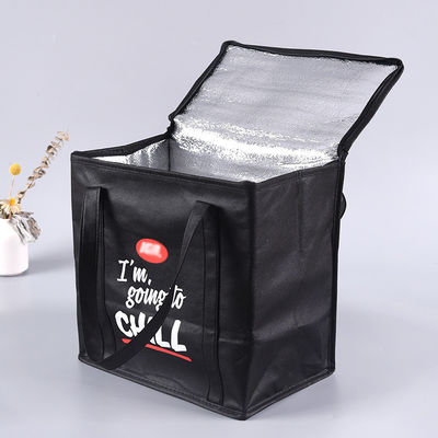 Bolso de compras aislado de hielo de picnic sin tejido Frescor de almuerzo con color personalizado