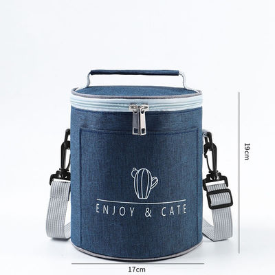 Bolsa de comida reutilizable aislada para mujeres con cinturón de hombro ajustable