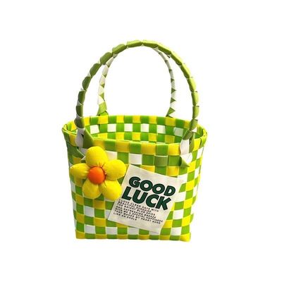Colorido Niños Mini Almacenamiento de Tiendas Cesta de juguetes Plegable Bolso portátil personalizado