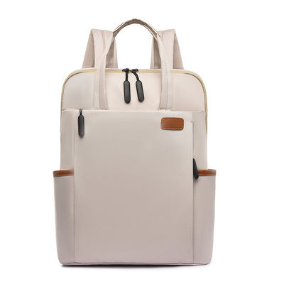 Color personalizado Bolsa portátil de viaje al aire libre para mujeres Mochila con intercalado de computadora
