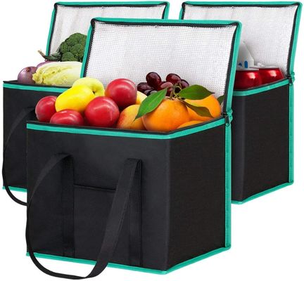 Logotipo personalizado Bolsa de entrega de alimentos aislada de toque Logotipo personalizado Tipo de patrón de color sólido