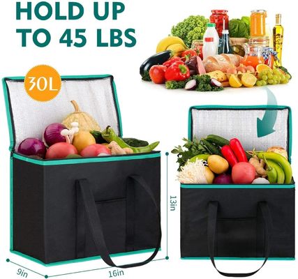 Logotipo personalizado Bolsa de entrega de alimentos aislada de toque Logotipo personalizado Tipo de patrón de color sólido