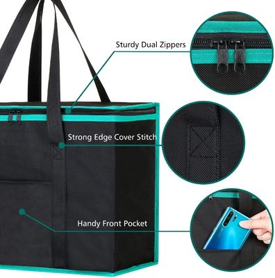 Logotipo personalizado Bolsa de entrega de alimentos aislada de toque Logotipo personalizado Tipo de patrón de color sólido