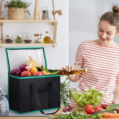 Logotipo personalizado Bolsa de entrega de alimentos aislada de toque Logotipo personalizado Tipo de patrón de color sólido