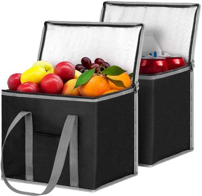 Logotipo personalizado Bolsa de entrega de alimentos aislada de toque Logotipo personalizado Tipo de patrón de color sólido