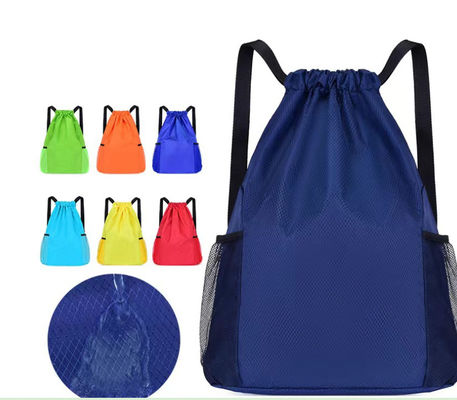 Logotipo personalizado Acceptado Bolso escolar Mochila de cuerda para gimnasio Viajes Natación en la playa