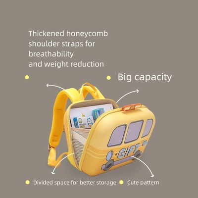 Unisex PVC Mochila escolar para niños Niñas Niños Cartoon Inmune Niños Bolsas escolares