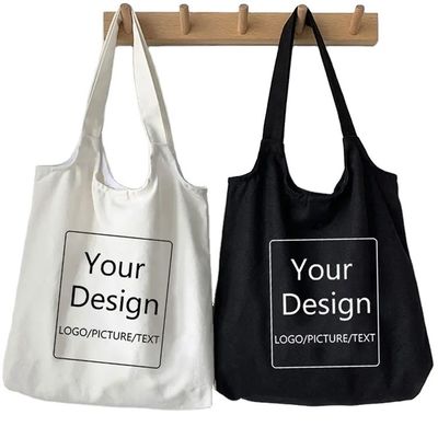 Moda estilo logotipo personalizado bolsa de compras de comestibles con material de revestimiento de poliéster