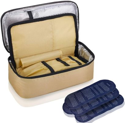 Bolsa de viaje con revestimiento aislante para refrigerar la insulina Mantenga su medicamento frío y organizado
