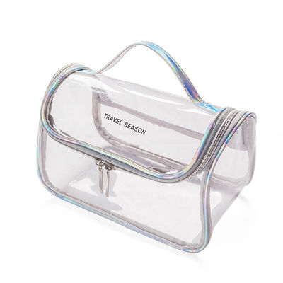 Bolso de maquillaje de viaje transparente