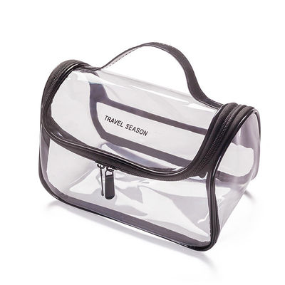 Bolso de maquillaje de viaje transparente