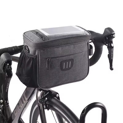 Bolso de manivela de bicicleta unisex para exteriores Bolso de bicicleta a prueba de agua para bolso delantero transpirable