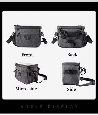 Bolso de manivela de bicicleta unisex para exteriores Bolso de bicicleta a prueba de agua para bolso delantero transpirable
