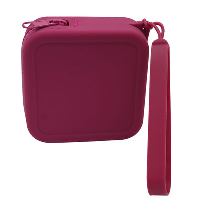 Bolso de viaje de silicona de color personalizado bolsos de moda de mano para artículos de tocador para mujeres