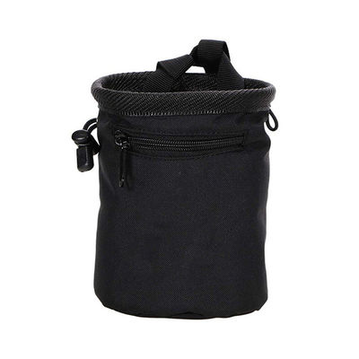 Color personalizado de cierre abierto Bouldering Chalk Bag Bucket para la escalada en roca levantamiento de pesas